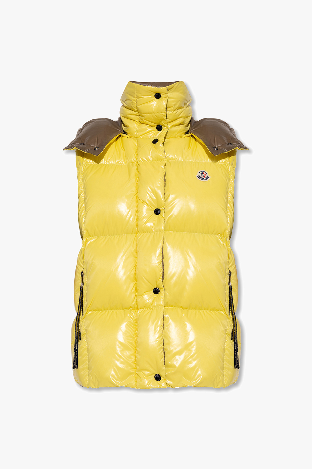 Yellow Luzule down vest Moncler IetpShops Sweden